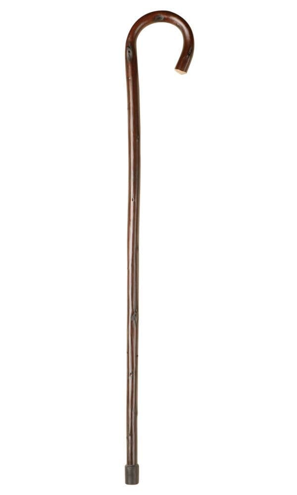 Scottish Economy Ladies Natural Chestnut Crook Walking Stick With ...
