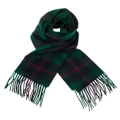 Shaw Modern Tartan Scarf - 100% Cashmere - Finest Luxury Scottish Scarf - For Any Occasion