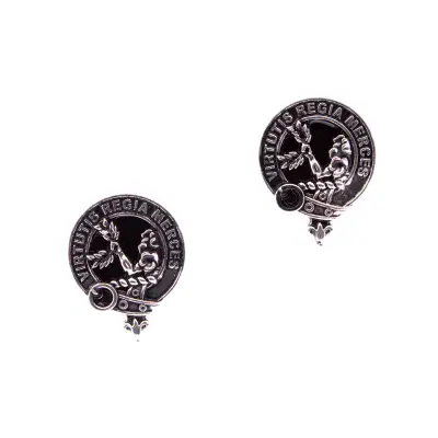 Skene Clan Crest Cufflinks - Traditional Shirt Accessory - Scottish Heritage - Made in Scotland