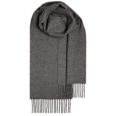 Steel Plain Coloured Scarf - 100% Lambswool - Luxury Soft Scarf - For Any Occasion - Limited Edition