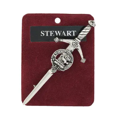 Stewart Clan Kilt Pin - Traditional Kilt Accessory - Scottish Heritage - Made in Scotland