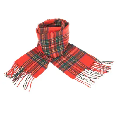 Stewart Royal Modern Tartan Scarf - 100% Cashmere - Finest Luxurious Scottish Scarf - Any Occasion