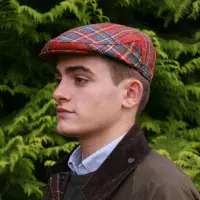 Stewart Royal Tartan Cap - Shetland Wool