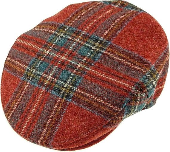 Stewart Royal Tartan Cap - Shetland Wool