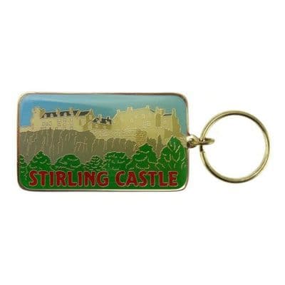 Stirling Castle Keyring - Unique Enamel Metal Keychain