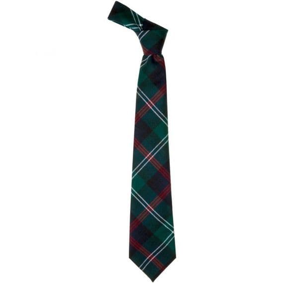 Sutherland Old Modern Tartan Tie - Traditional Formal Accessory - Heritage - Made in Scotland