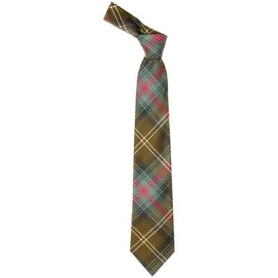 Sutherland Old Weathered Tartan Tie - Traditional Formal Accessory - Heritage - Made in Scotland
