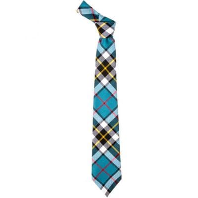Thomson Blue Tartan Tie - 100% Wool - Traditional Neck Tie - Suitable For Any Occasion