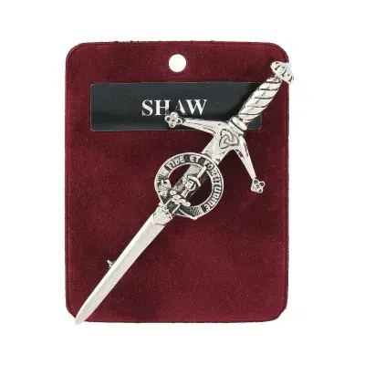 Traditional Scottish Art Pewter Kilt Pin Shaw Made in Scotland