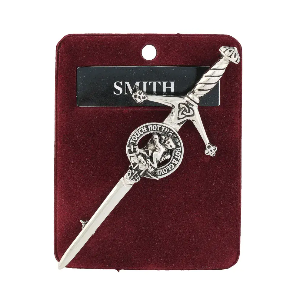 Traditional Scottish Art Pewter Kilt Pin Smith Made in Scotland