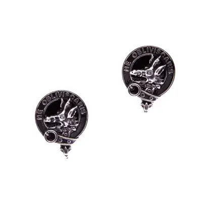 Traditional Scottish Clan Crested Cufflinks Campbell
