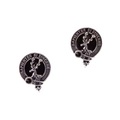 Traditional Scottish Clan Crested Cufflinks Davidson