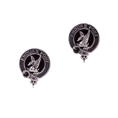 Traditional Scottish Clan Crested  Cufflinks Lindsay
