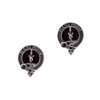 Traditional Scottish Clan Crested Cufflinks Mackay