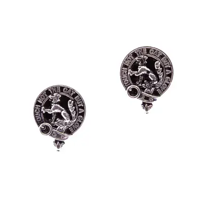 Traditional Scottish Clan Crested Cufflinks Macpherson