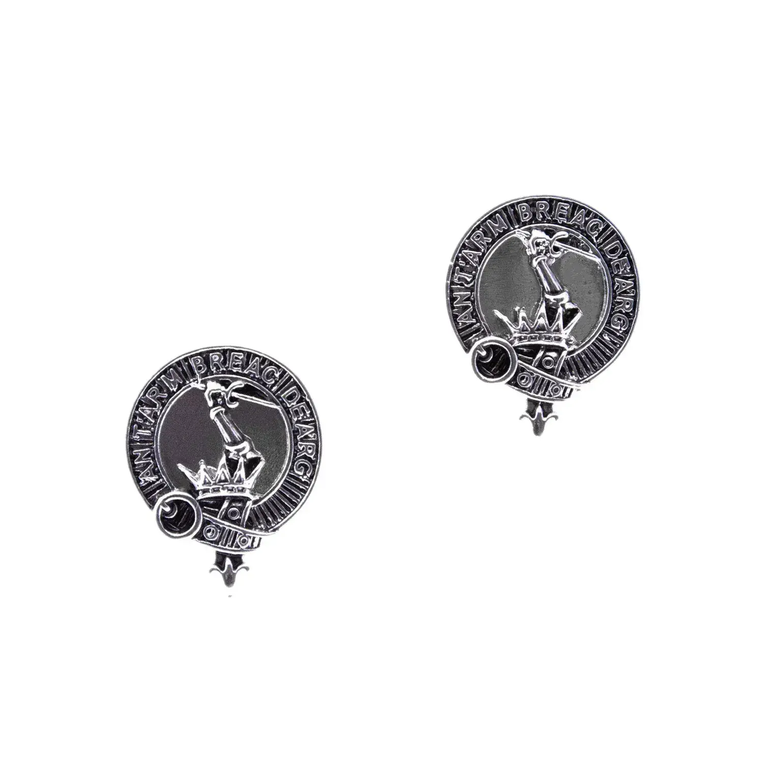 Schottland Clan Campbell Anstecknadel – CRESTED, Ca. 25x17 Mm, Mit Butterfly-Verschluss