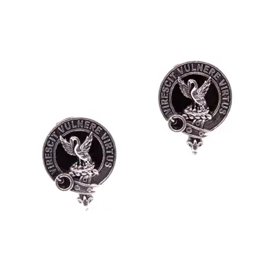 Traditional Scottish Clan Crested Cufflinks Stewart