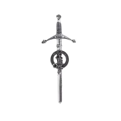Traditional Scottish Clan Crested Kilt Pin Livingstone Made in Scotland
