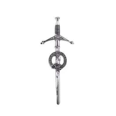 Traditional Scottish Clan Crested Kilt Pin Macnicol Made in Scotland
