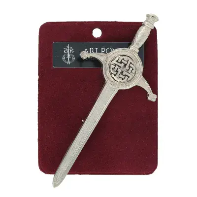 Traditional Scottish Interlace Kilt Pin Made in Scotland