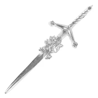 Traditional Scottish Lion Rampant & Claymore Sword Kilt Pin - Kilt Accessory - Great Gift