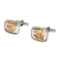 Traditional Scottish Stag head Design Stag Horn with Walnut 3 Piece Gift Set  Made in Scotland