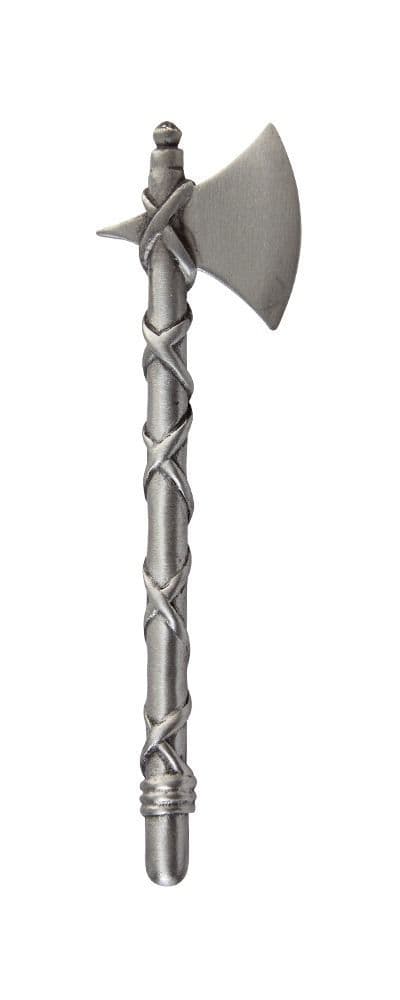 Unique Battle Axe Kilt Pin - High Quality Matt Pewter Finish - Comes in A Gift Box - Gift !