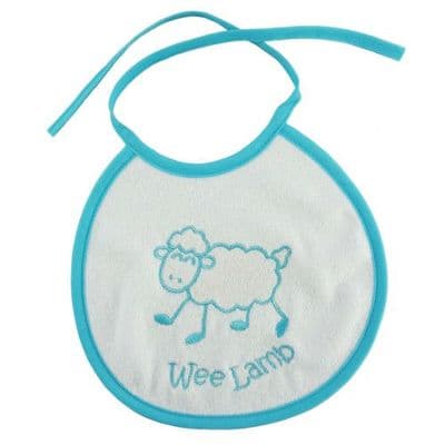 Wee Lamb Scottish Luxury Mini Baby Bib