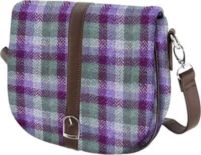 Women's Shoulder Bag - Green Check - Deluxe Accessory - Scottish Heritage
