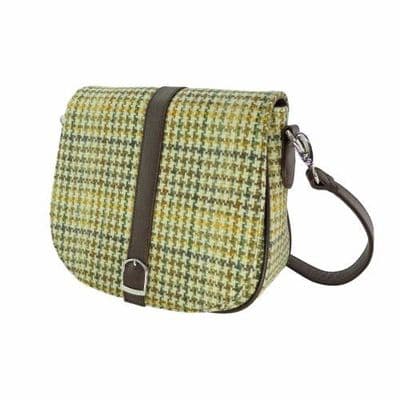 Women's Shoulder Bag - Yellow, Green & Brown Dogtooth - Deluxe Accessory - Scottish Heritage