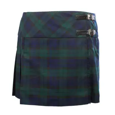 Women's Traditional Scottish Tartan Kilted Skirt - Black Watch - Casual & Events