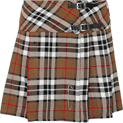 Womens Kilt | Thomson Camel | Mini Kilt & Pin | Elegant & Traditional |