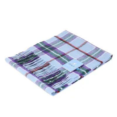 World Peace Tartan Scarf - 100% Cashmere - Finest Quality Scarf - Suitable For Any Occasion
