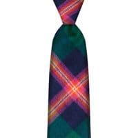 Young Modern Tartan Tie - 100% Wool - Traditional Neck Tie - Suitable For Any Occasion