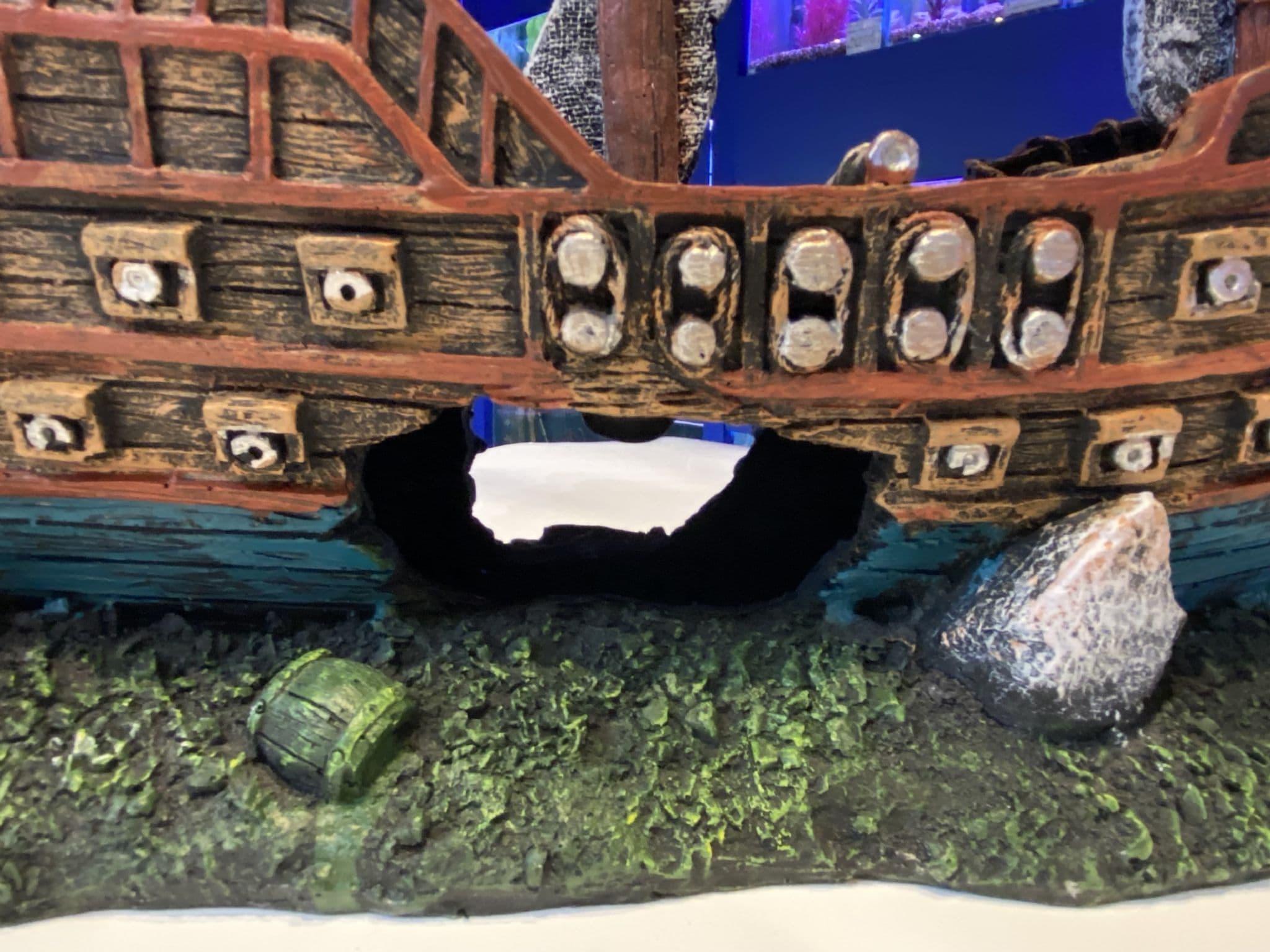 37 cm Pirate Ship Large Mast Traditional Aquarium Fish Tank Ornament