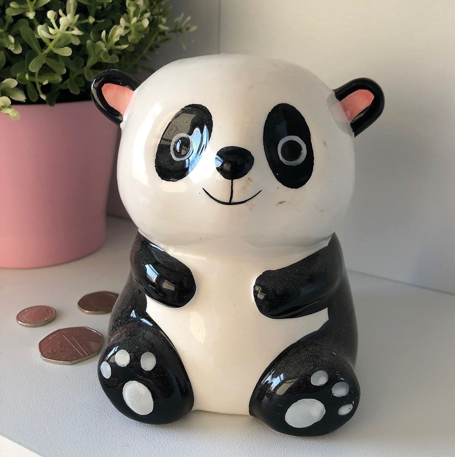 Panda Ceramic Money Box Gift