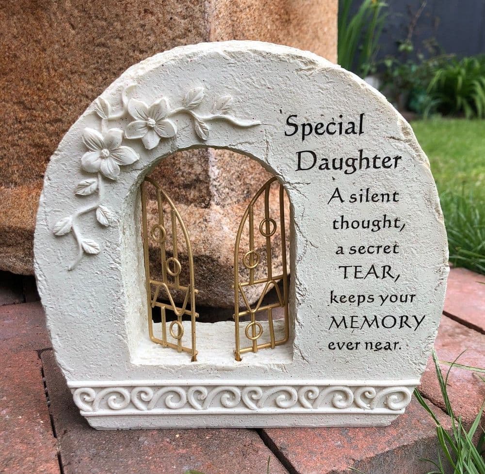 Special Daughter Gates To Heaven Graveside Memorial Ornament