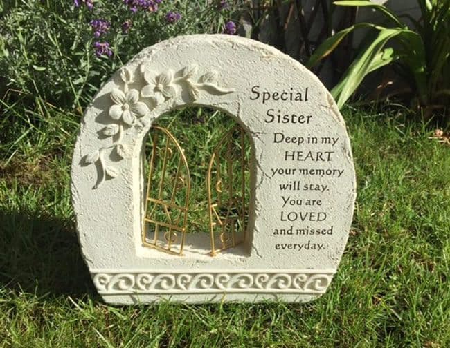 Special Sister Gates To Heaven Graveside Memorial Ornament