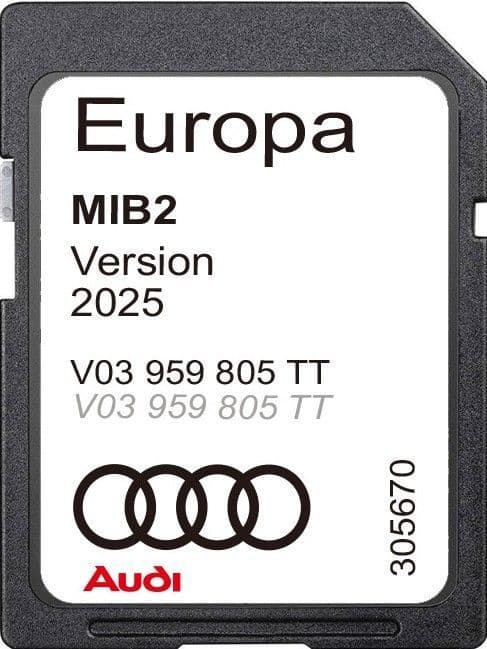Audi Sat Nav Map SD Cards | DVD Disc Update 2025