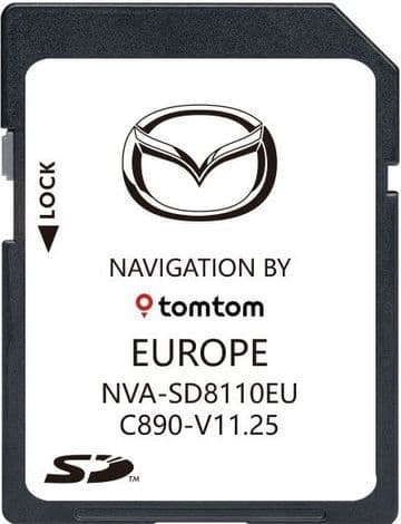 MAZDA AVN1 SAT NAV MAP SD CARD EUROPE 2025