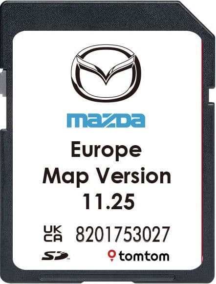 MAZDA NB1 TOMTOM SAT NAV MAP SD CARD EUROPE 2025