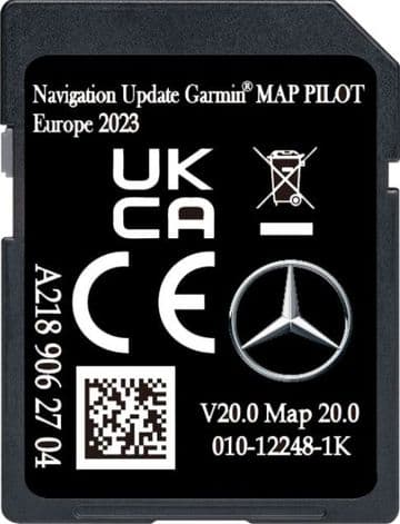 MERCEDES-BENZ GARMIN MAP PILOT 2025 SAT NAV SD CARD A2189062704