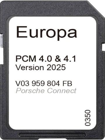 PORSCHE PCM 4.0/4.1 APPLE CARPLAY ANDROID AUTO PLUS 2026 MAP UPDATE