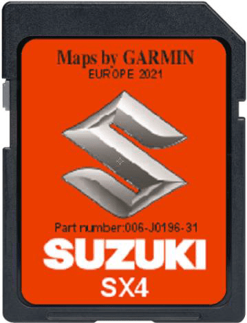 SUZUKI GARMIN SAT NAV MAP UPDATE SD CARD EUROPE 2021