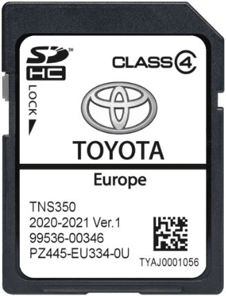 TOYOTA TNS350 SAT NAV SD CARD 2025 MAP UPDATE