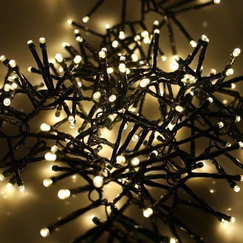 1500 Warm White Cluster Lights by Noma 1623023