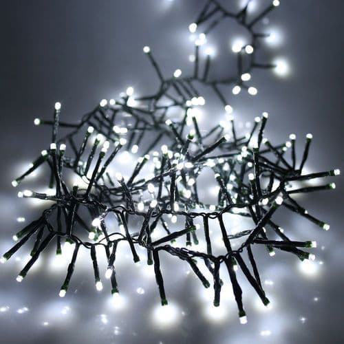 1500  White Cluster Lights  by Noma 1623024