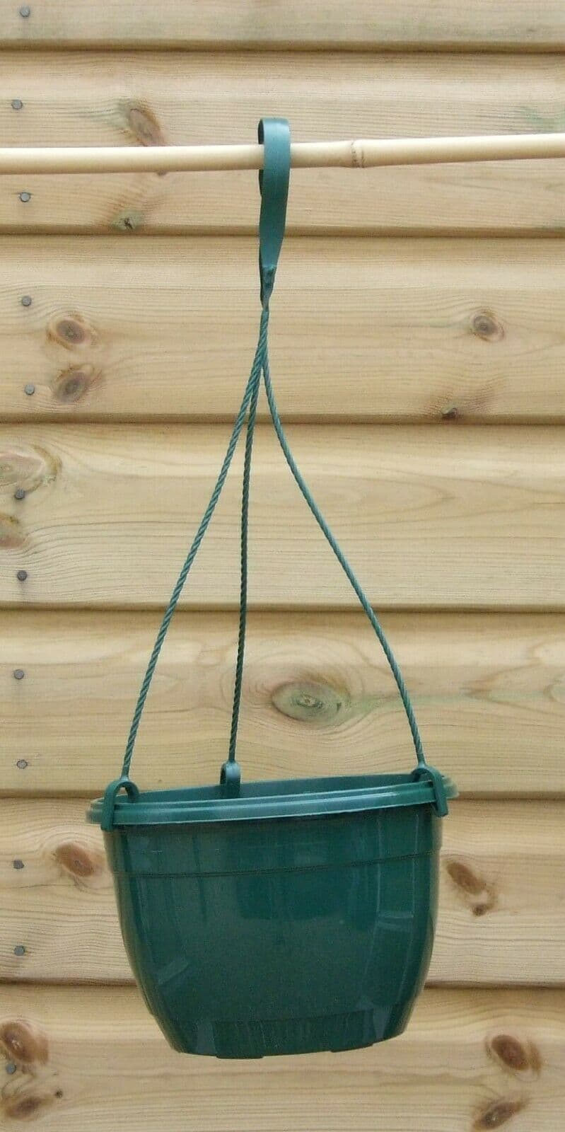 4 x 20cm Dark Green Hanging Baskets