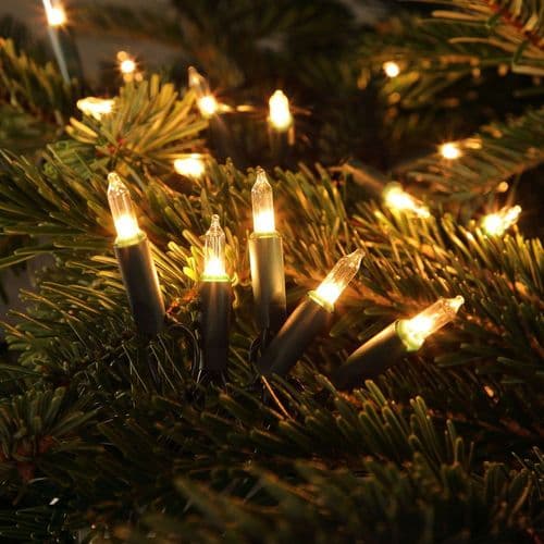 40 Warm White LED Classic Retro String Fairy Lights by Noma