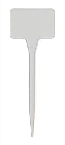 50 - White Plastic T Type 6inch Plant Labels